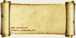 Isidora Medved vizit kartica